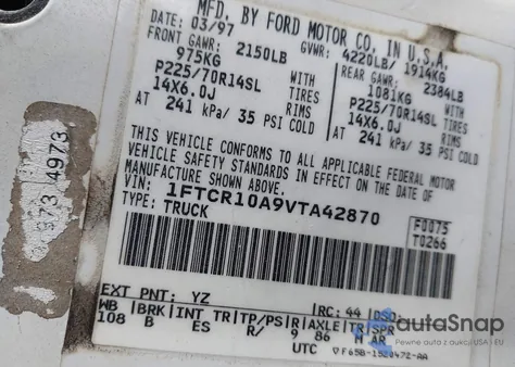 2004 Ford Ranger Xlt from USA, damaged, VIN 1FTZR15E14PB62093